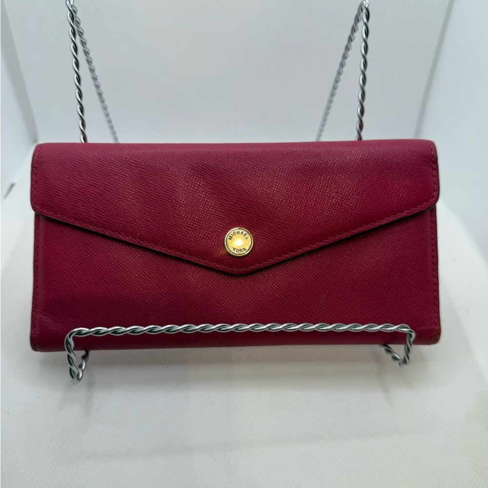 Michael Kors Pink Envelope Wallet - Picture 3 of 4